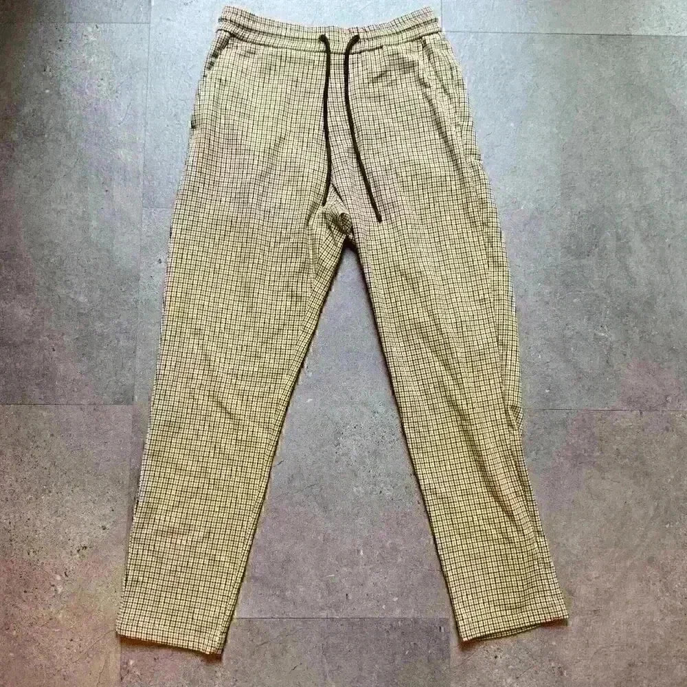 Zara Checkered Pants Size Small Like New